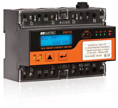 SATEC EM133 TOU Energy Meter & Multi-Functional Smart Power Meter